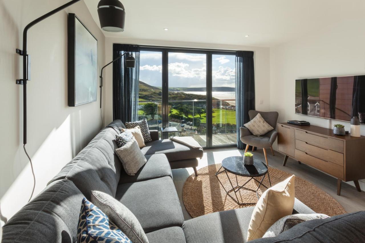 2 Woolacombe West - Luxury Apartment At Byron Woolacombe, Only 4 Minute Walk To Woolacombe Beach! Esterno foto